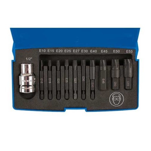  Torx-type screw pullers - 11 pieces - UO70395 