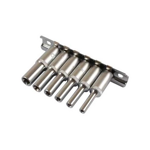 Douilles longues - 1/4 - type Torx - T4 au T10 - UO93155