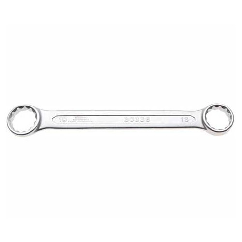     
                
                
    Polygonal straight spanner - 18 x 19mm - satin chrome finish - UO93316
