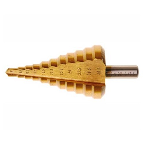     
                
                
    Stepped conical cutter - HSS - 6 - 40.5 mm - UO93329
