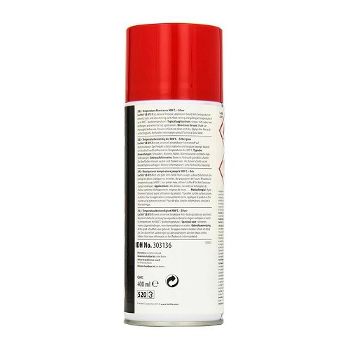 LOCTITE LB 8151 grasa lubricante extrema presión con grafito y aluminio - lata spray - 400ml - UO93395-1 
