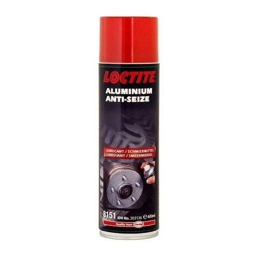  LOCTITE LB 8151 lubrificante grasso per pressioni estreme con grafite e alluminio - bomboletta spray - 400ml - UO93395 