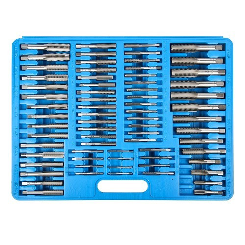  Case of metric and imperial taps and dies - 110 pieces - UO96020-1 