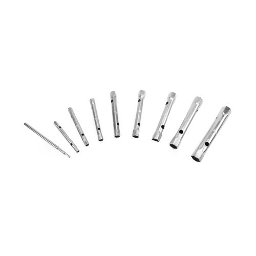  Set of straight tube wrenches - standard quality - 8 pieces - UO99275 