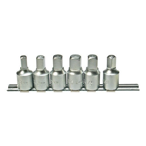  Set of 6 sockets for drain plugs - UO99736 