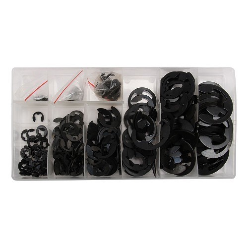 Assortiment de 300 circlips en forme E - UO99893