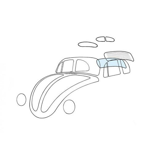     
                
                
    Janela traseira sem degelo para Volkswagen Carocha Sedan 08/1957 -&gt;07/1964 - VA00119
