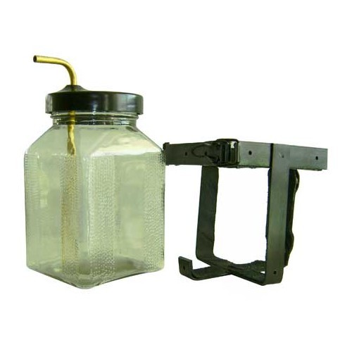  Bocal de líquido de limpa pára-brisas em vidro "Vintage" - VA01450-2 