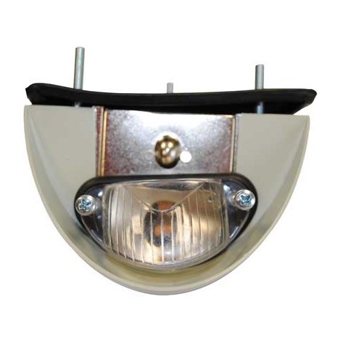 Fanale d'illuminazione targa posteriore cromata per Volkswagen Cox 58 ->63 - VA02214