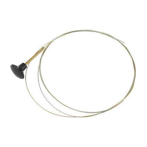  Rear hood cable with black handle for Karmann-Ghia 55 -&gt;74 - VA04003 