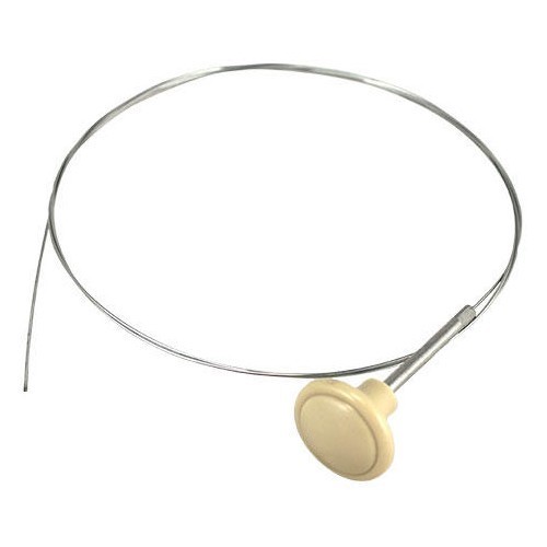  Ivory Q+ bonnet cable for VW Beetle ->67 & KG ->70 - VA04005 
