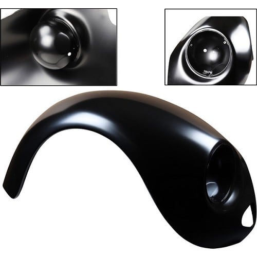  Right front fender for VW Beetle 1303 since 1975, without turn signal hole, top quality - VA11772 