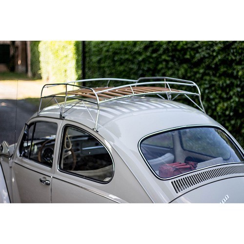  Galerie Vintage Inox & Bois pour Volkswagen Coccinelle - VA12505-1 