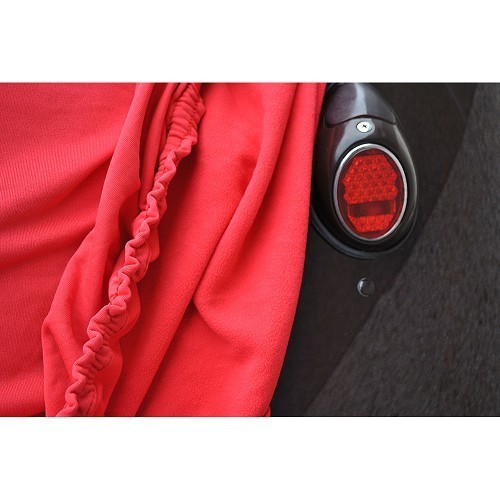  Cobertura de protecção à medida em vermelho para o Volkswagen Beetle - VA12710-2 