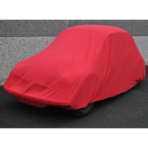  Cobertura de protecção à medida em vermelho para o Volkswagen Beetle - VA12710 