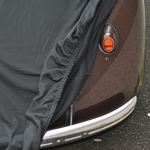  Capa de protecção preta à medida para o Volkswagen Beetle - VA12711-2 