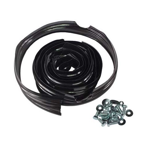 Guarnizione alare nera di qualità originale con viti per Volkswagen Maggiolino - VA12910