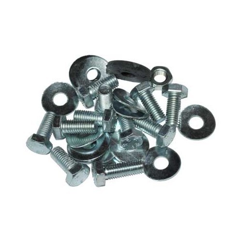 Guarnizione alare nera di qualità originale con viti per Volkswagen Maggiolino - VA12910