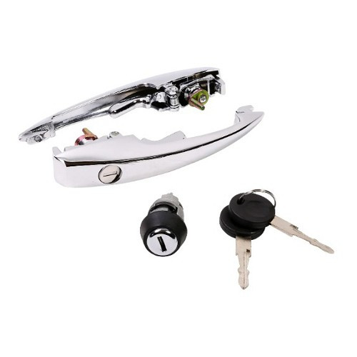 Exterior door handles and neiman cylinder for VOLKSWAGEN Beetle (08/1970-07/1979) - VA13000
