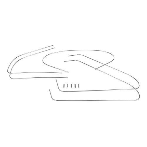     
                
                
    Molduras das janelas laterais para Volkswagen Beetle (01/1954 -07/1965) - alumínio  - VA13101
