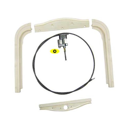 Pignone di trasmissione del tetto apribile in metallo per Volkswagen Cox & Combi - VA13159