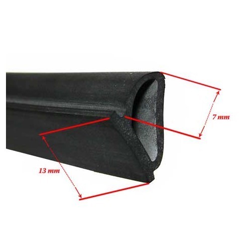  Mobile deflector rear seal, left or right, for Combi 68 to 79 - VA13186-1 