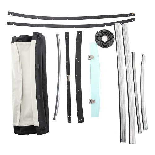     
                
                
    Toit découvrable complet pour VOLKSWAGEN Coccinelle (1955-2003) - noir - VA13195
