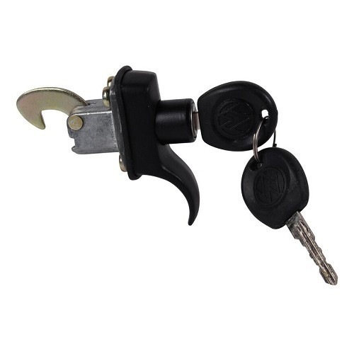  Hood lock handle "BLACK" for Volkswagen Beetle (08/1966-07/1971) - VA13236 