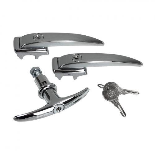 Door handles + engine compartment cover with keys for Volkswagen Beetle 53 -> 55 - Wolfsburg West - VA13241