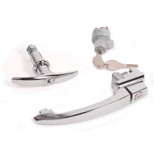     
                
                
    Left door handle + engine compartment cover + starter switch for Volkswagen Beetle (08/1959-07/1963) - Wolfsburg West - VA13243
