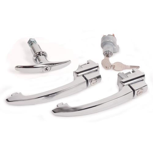     
                
                
    Door handles + engine compartment cover + starter switch for Volkswagen Beetle (08/1963-07/1964) - Wolfsburg West - VA13244
