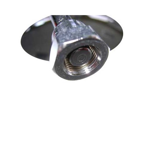 Specchio retrovisore rotondo cromato, destro o sinistro per Volkswagen Beetle (-07/1967) - VA14800