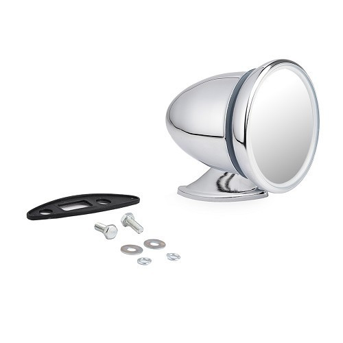     
                
                
    Rétroviseur Obus chromé "Old School" Torpedo - VA14801
