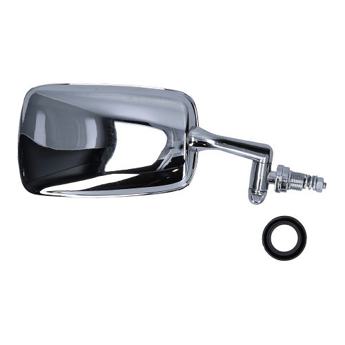Specchio destro in alluminio lucidato per Volkswagen Maggiolino (08/1967-) - VA148024