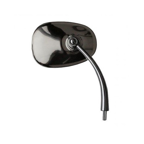Retrovisore ovale cromato destro per Volkswagen Cox ->67 - Flat4 - VA15008