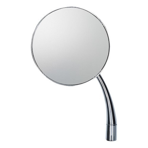  Left-side "right foot" round chrome mirror for Volkswagen Beetle (-07/1967) - VA15114 