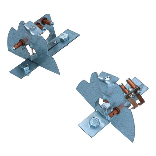     
                
                
    Pair of taillight brackets for Volkswagen Beetle (10/1952-08/1955) - VA15401
