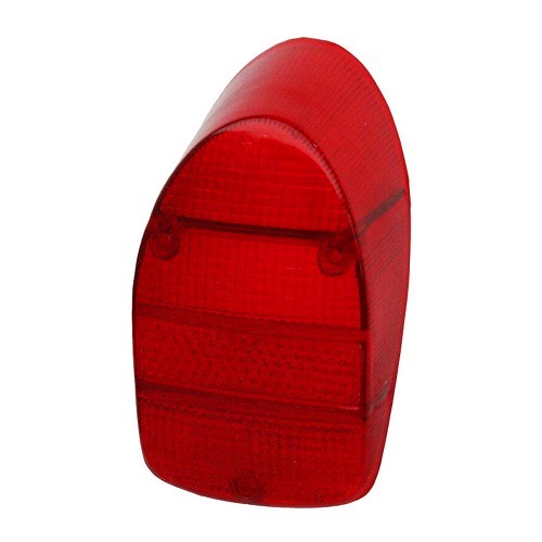  Taillight glass red "USA" for Volkswagen Beetle (08/1967-07/1973), full red - VA15707 