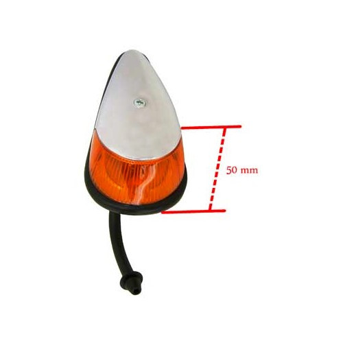 Clignotant d'aile Orange Eco pour VOLKSWAGEN Coccinelle (10/1963-07/1974) - VA16002