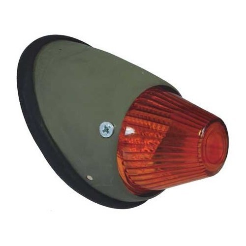  Right-hand orange shell-type direction indicator light for Volkswagen Beetle 55 ->57 & Combi58 ->63 - VA16032 