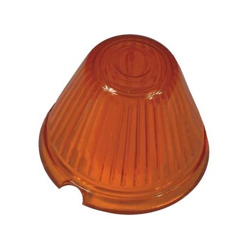  1 orange shell-type direction indicator light on wing for Volkswagen Beetle 55 ->57 & Combi 55 ->63 - VA16037 