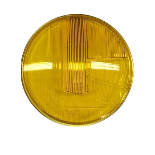  Verre jaune de phare avant origine BOSCH pour Volkswagen Coccinelle & Combi (08/1967-) - VA17015 