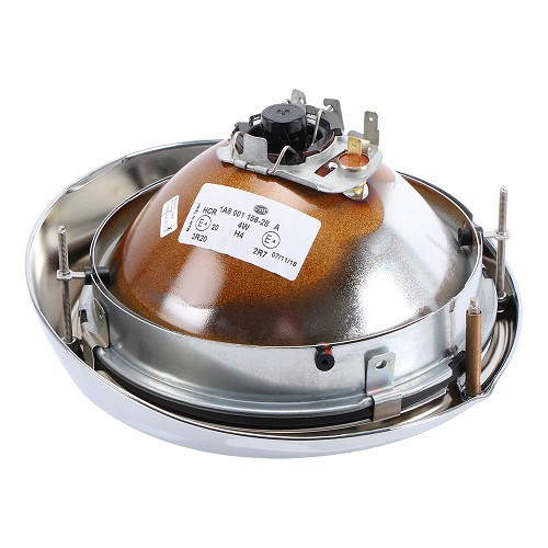 Phare avant complet origine HELLA ampoule H4 pour VOLKSWAGEN Coccinelle et Combi (08/1967-) - VA17100