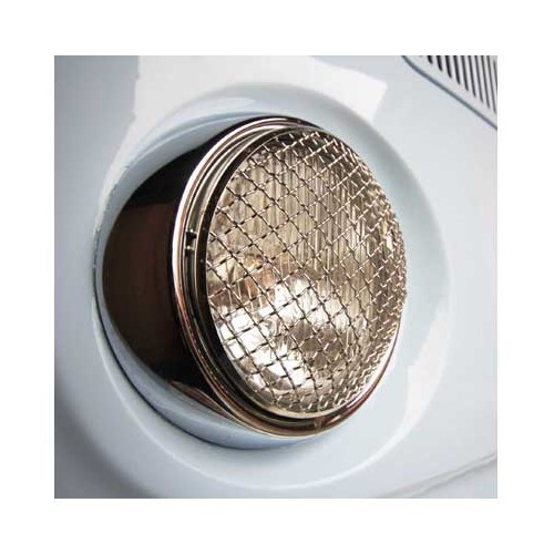  Grilles de phares pour Volkswagen Coccinelle & Combi 68-> - la paire - VA17520-3 