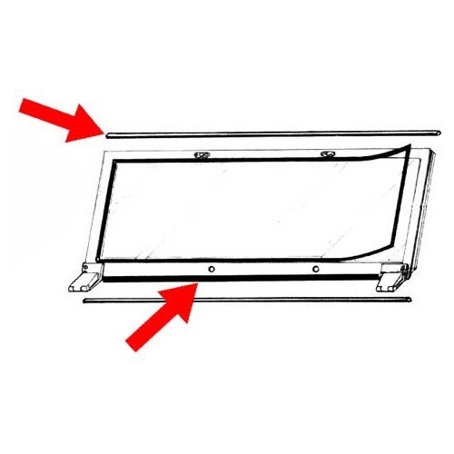  1 windscreen frame seal for 181 - VA18162 