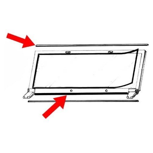  1 windscreen frame seal for 181 - VA18162 