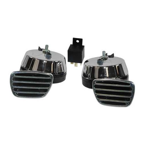  12 volt sport high and low two-tone horn - VA19014 