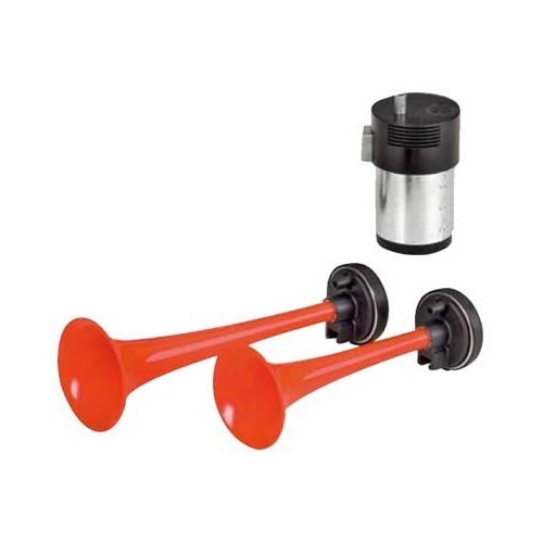     
                
                
    Klaxon "bi-ton" 12 Volt son clair et efficace - VA19020
