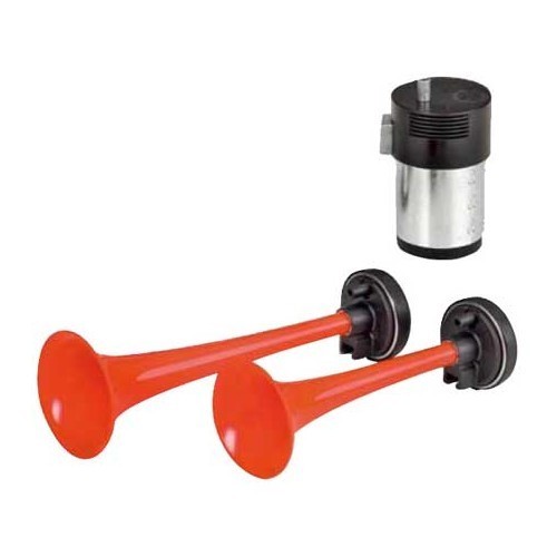     
                
                
    Klaxon "bi-ton" 12 Volt son puissant et profond - VA19022
