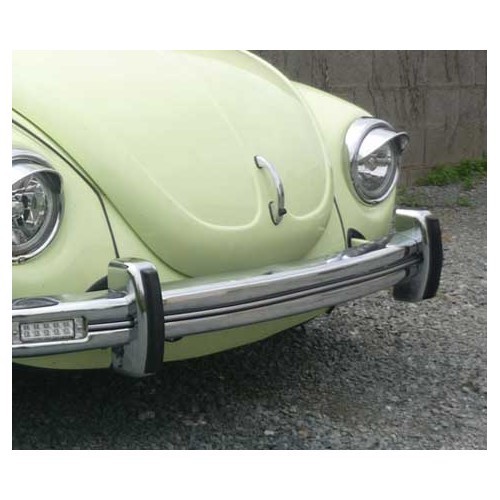  1 Chrome stop on bumper with relief forOld Beetle 68 -> - VA21504 